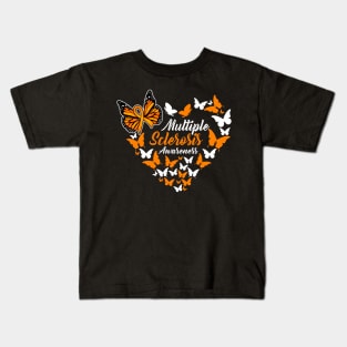 buffterfly multiple sclerosis Kids T-Shirt